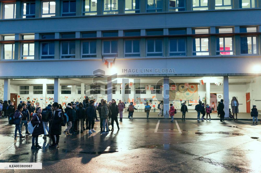 Illustration of an elementary school - Longjumeau AJ