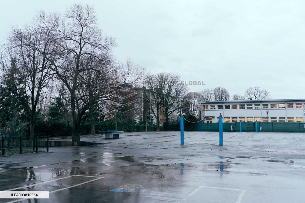 Illustration of an elementary school - Longjumeau AJ