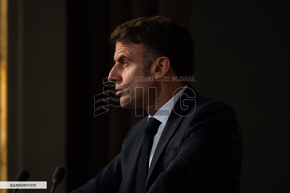 President Macron Delivers His Speech To French Ambassadors - Paris