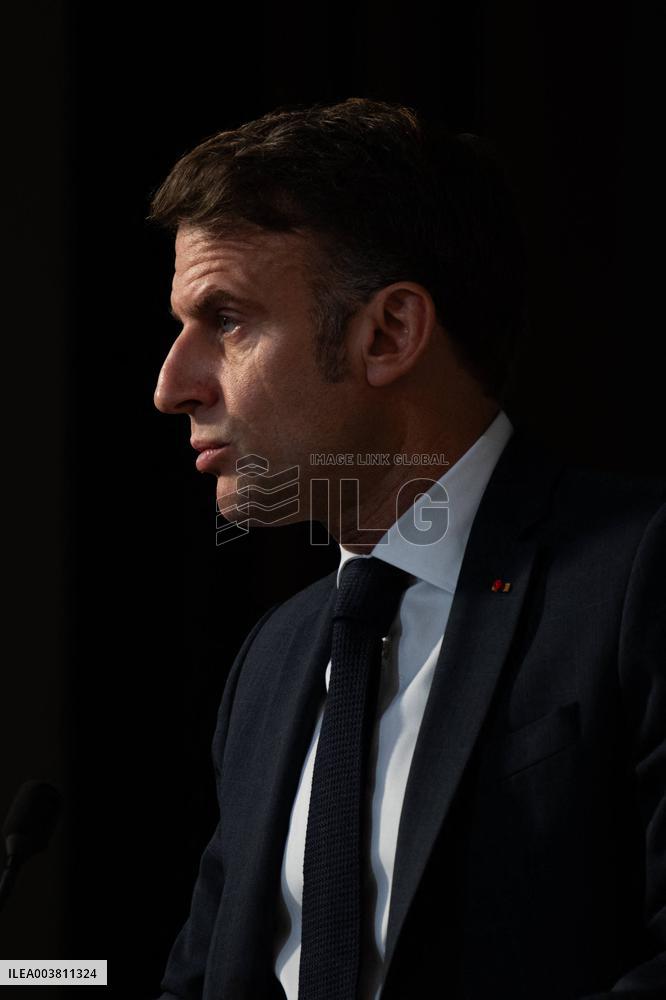President Macron Delivers His Speech To French Ambassadors - Paris