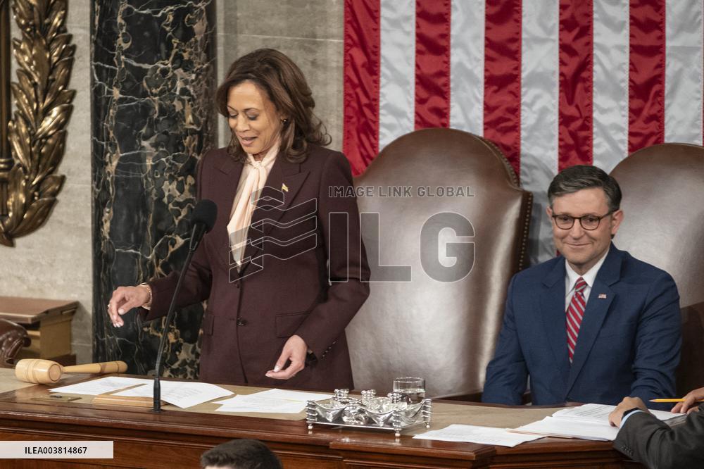 Ongress Counts The 2024 Electoral Votes Certifying Trump's Election As President