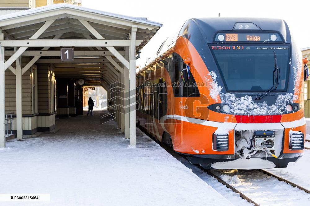 The launch of Tallinn-Vilnius passenger train