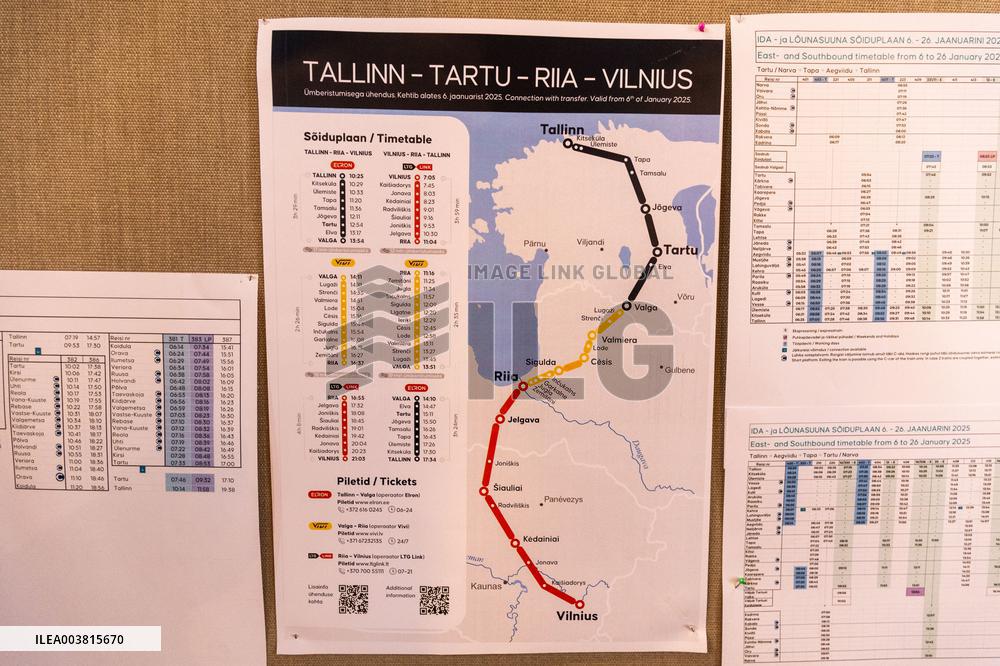 The launch of Tallinn-Vilnius passenger train