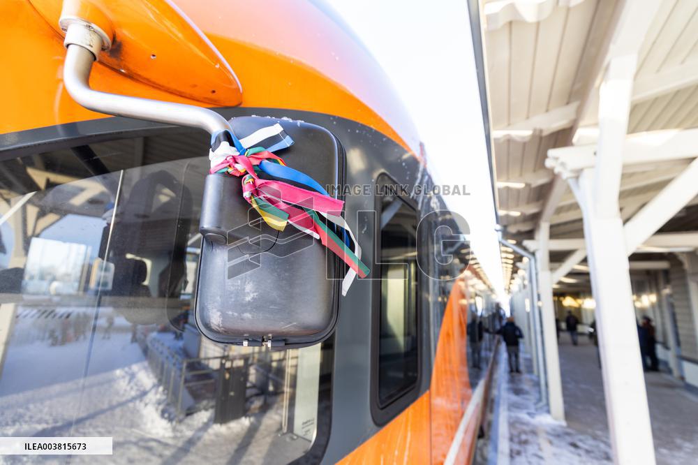 The launch of Tallinn-Vilnius passenger train