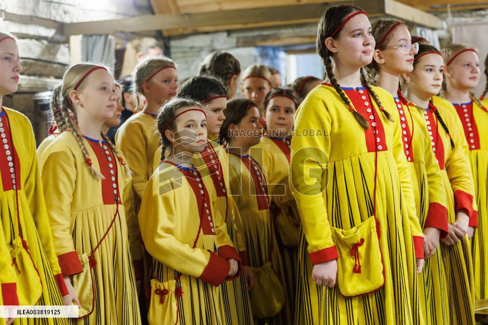 Press conference marking the start of the Estonian XXVIII Song and XXI Dance Festival "Iseoma"