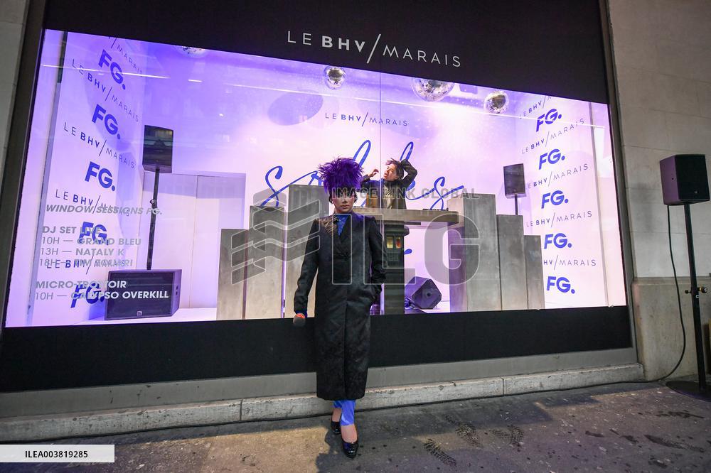 Winter Sales at the BHV Marais in Paris FA