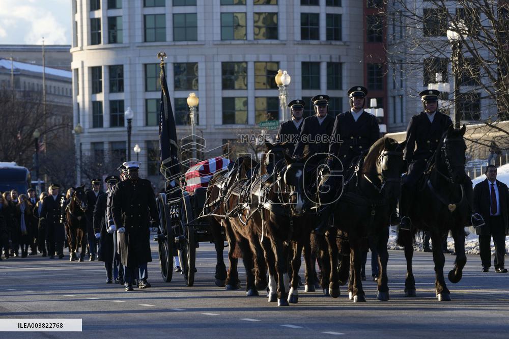 US President Jimmy Carter’s State Funeral - DC