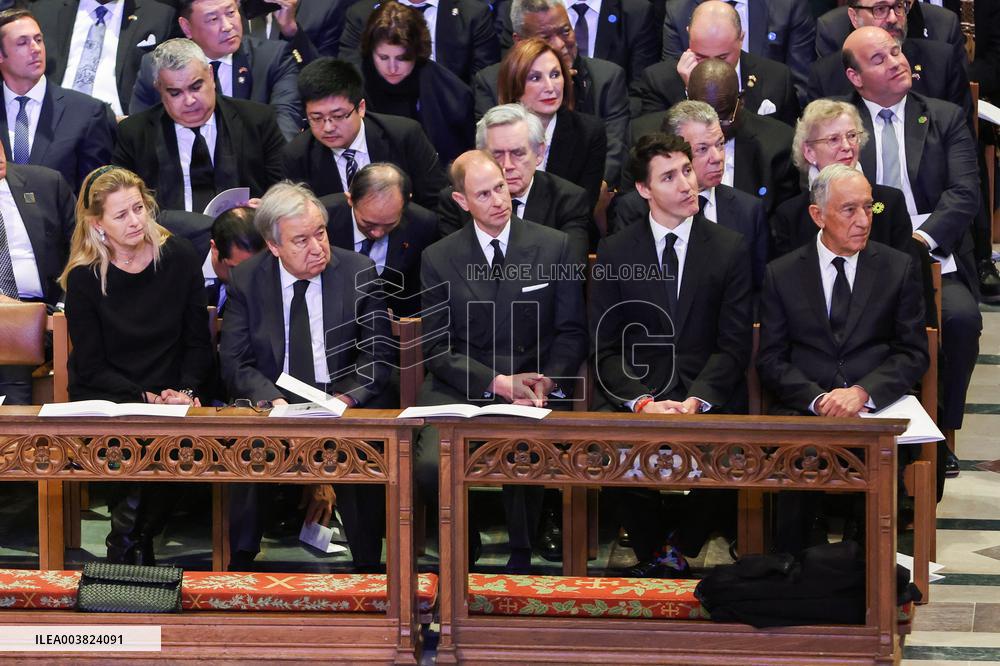 DC: President Joe Biden attends the State Funeral for former President Jimmy Carter