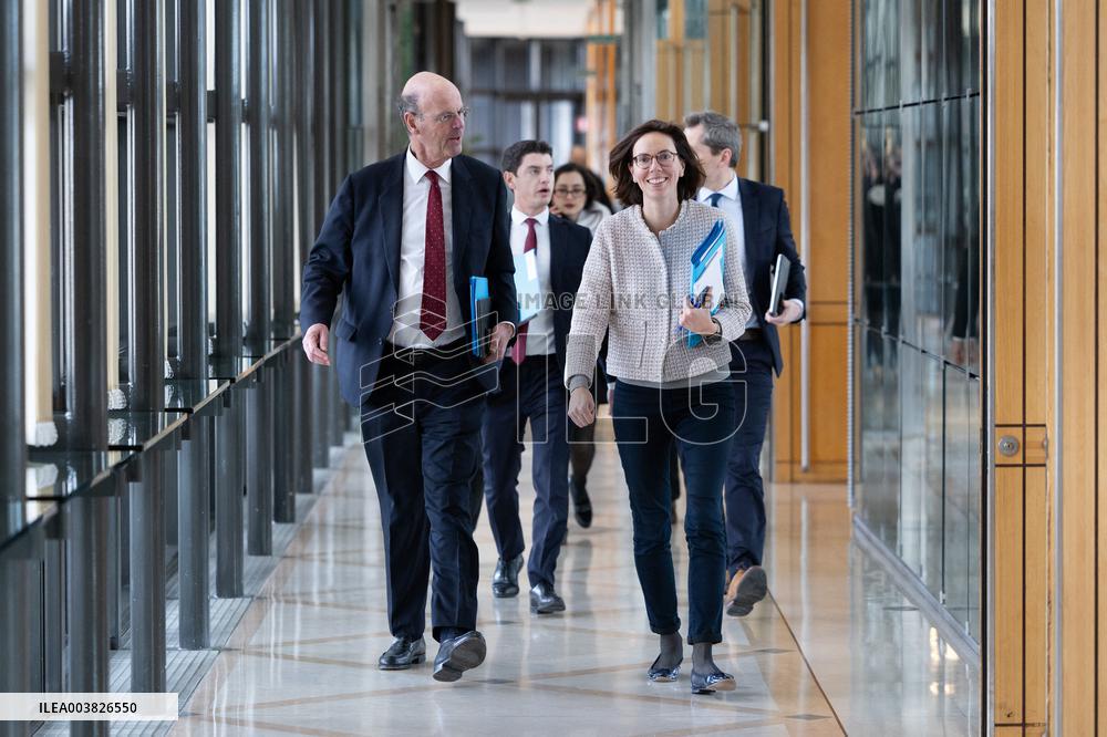 Eric Lombard meets with Rassemblement National representatives - Paris