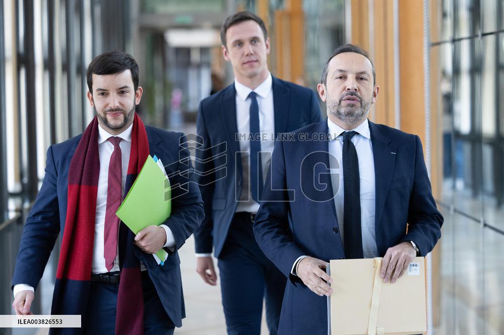 Eric Lombard meets with Rassemblement National representatives - Paris