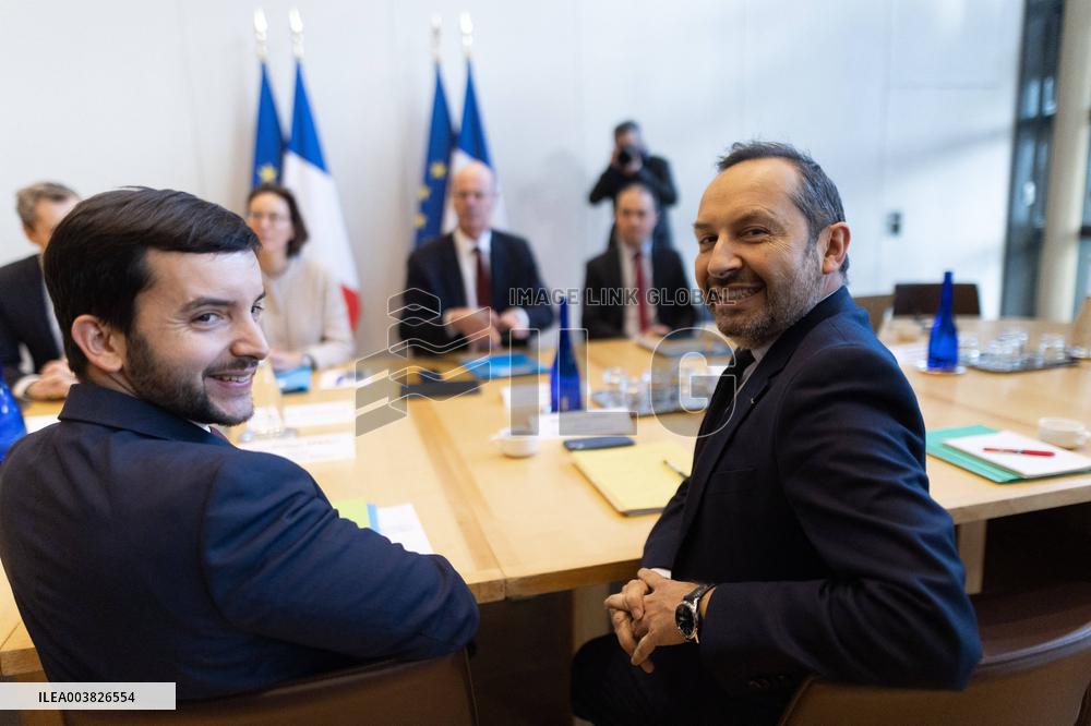 Eric Lombard meets with Rassemblement National representatives - Paris