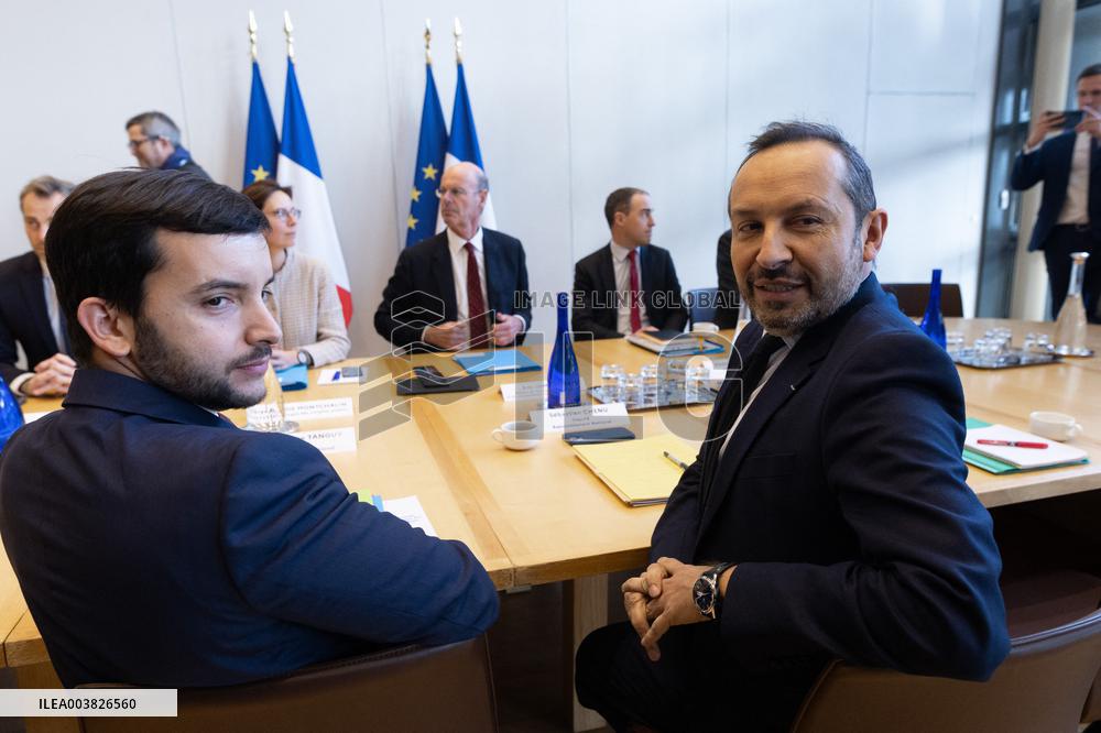 Eric Lombard meets with Rassemblement National representatives - Paris