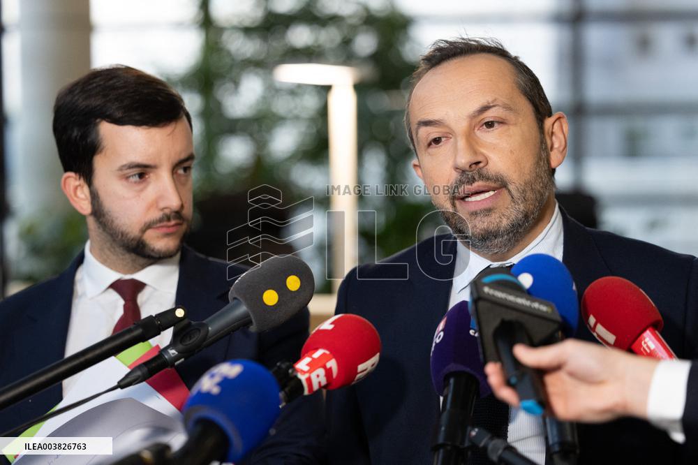 Eric Lombard meets with Rassemblement National representatives - Paris