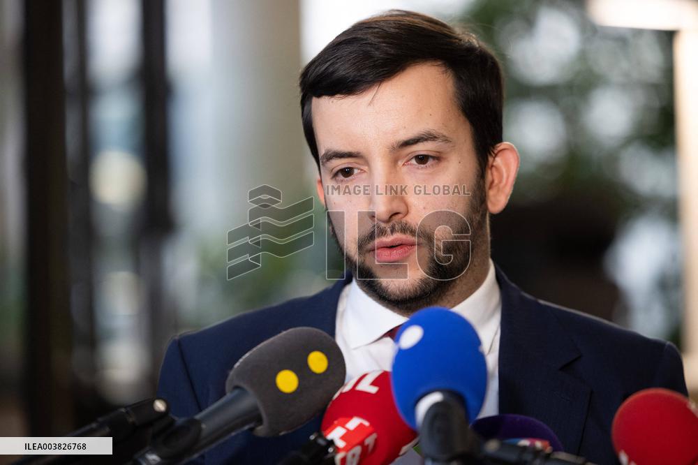 Eric Lombard meets with Rassemblement National representatives - Paris