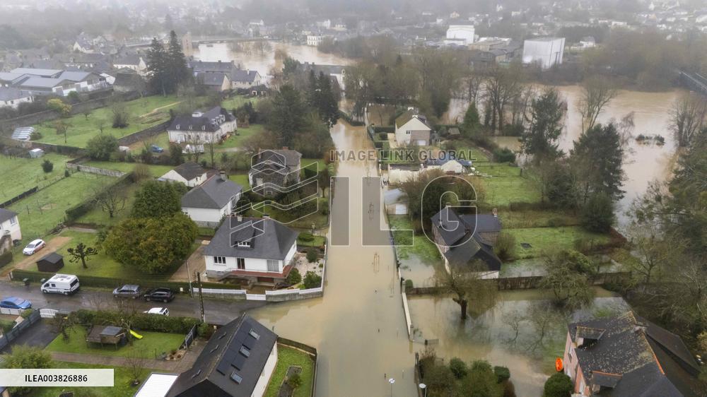 Floods in Ille-et-Vilaine - France