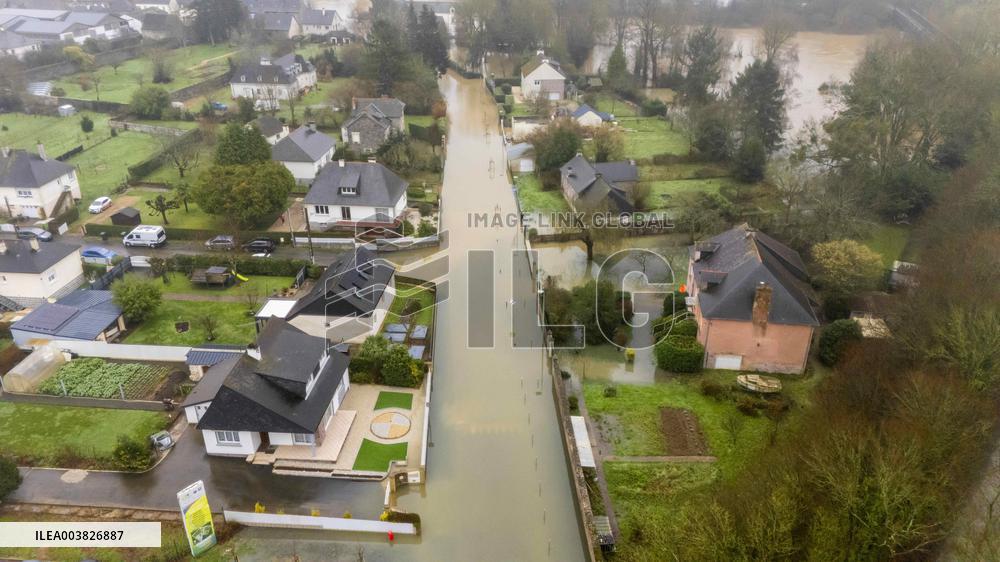 Floods in Ille-et-Vilaine - France