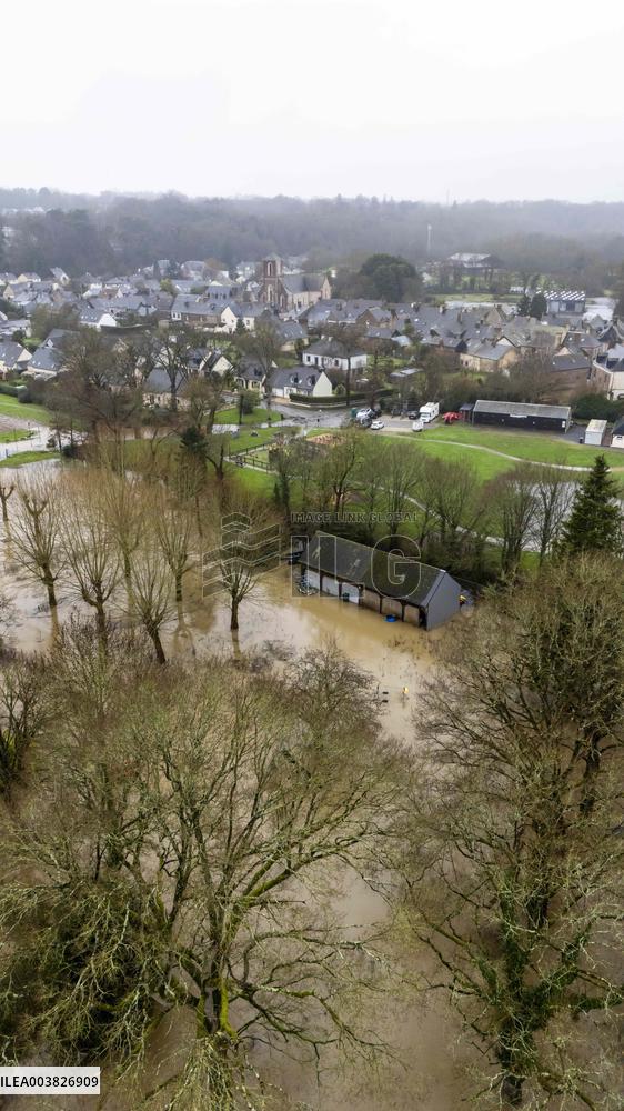 Floods in Ille-et-Vilaine - France
