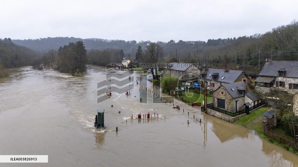 Floods in Ille-et-Vilaine - France