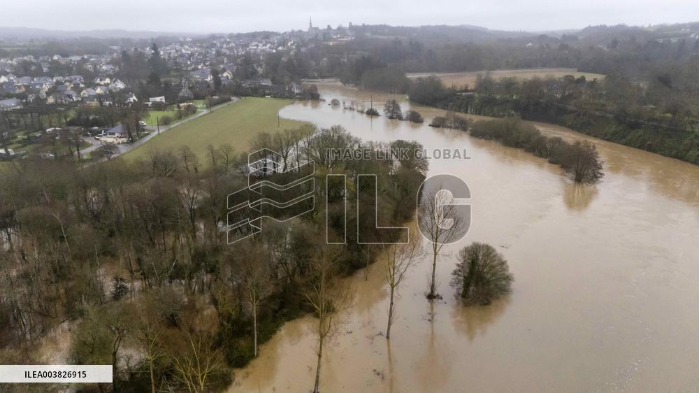 Floods in Ille-et-Vilaine - France