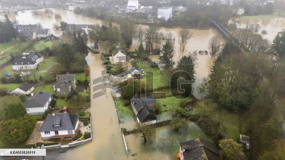 Floods in Ille-et-Vilaine - France