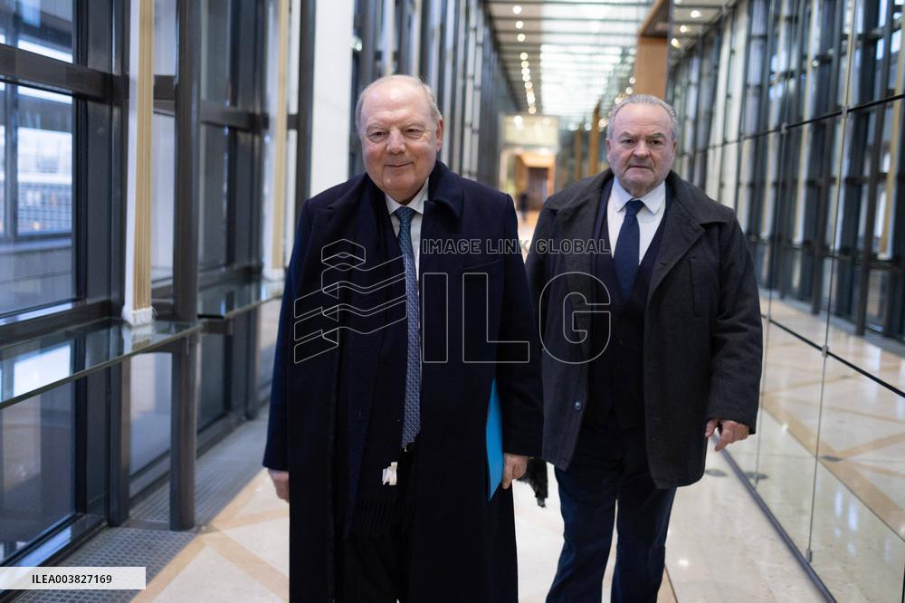 Herve Marseille meets with the Minister of Economy - Paris