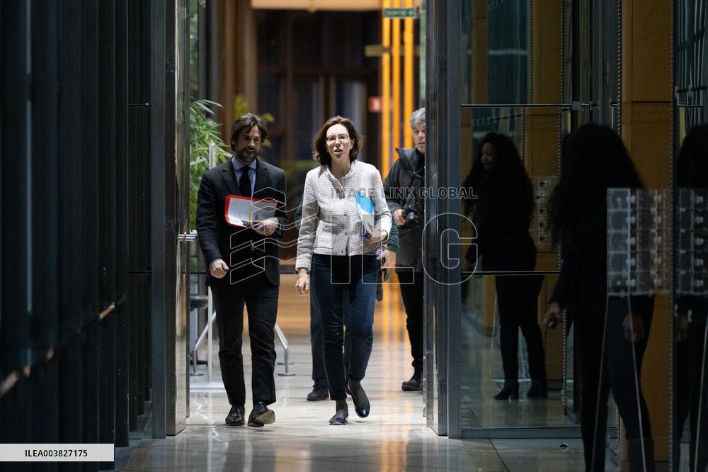 Herve Marseille meets with the Minister of Economy - Paris