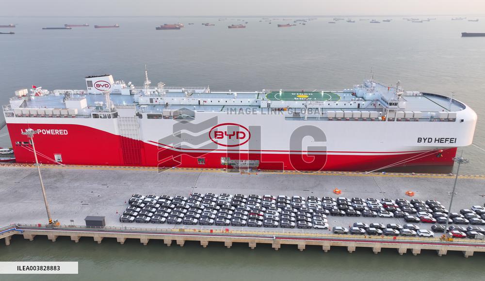 Byd Hefei Wheel Clean Energy Vehicle Ro-RO Ship