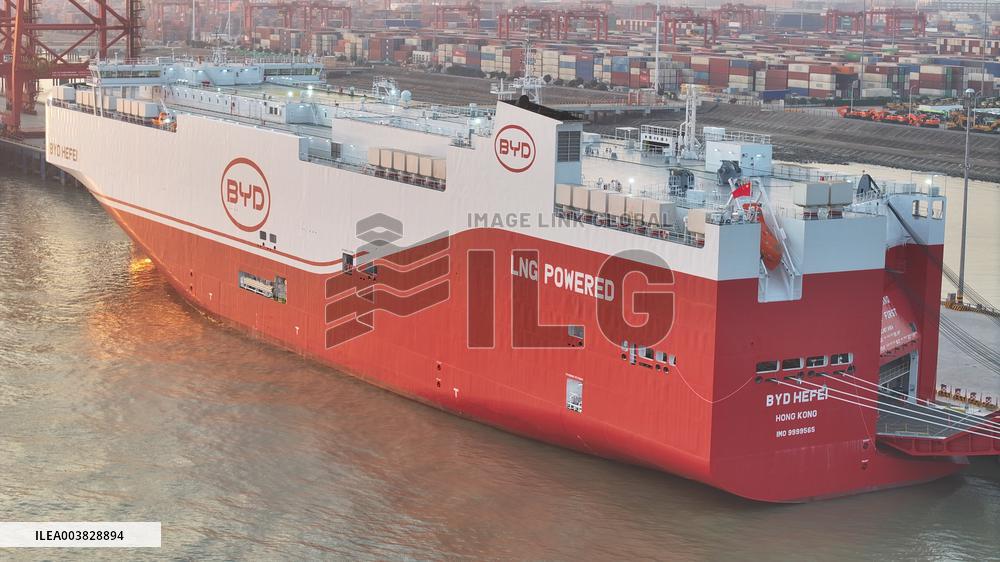 Byd Hefei Wheel Clean Energy Vehicle Ro-RO Ship