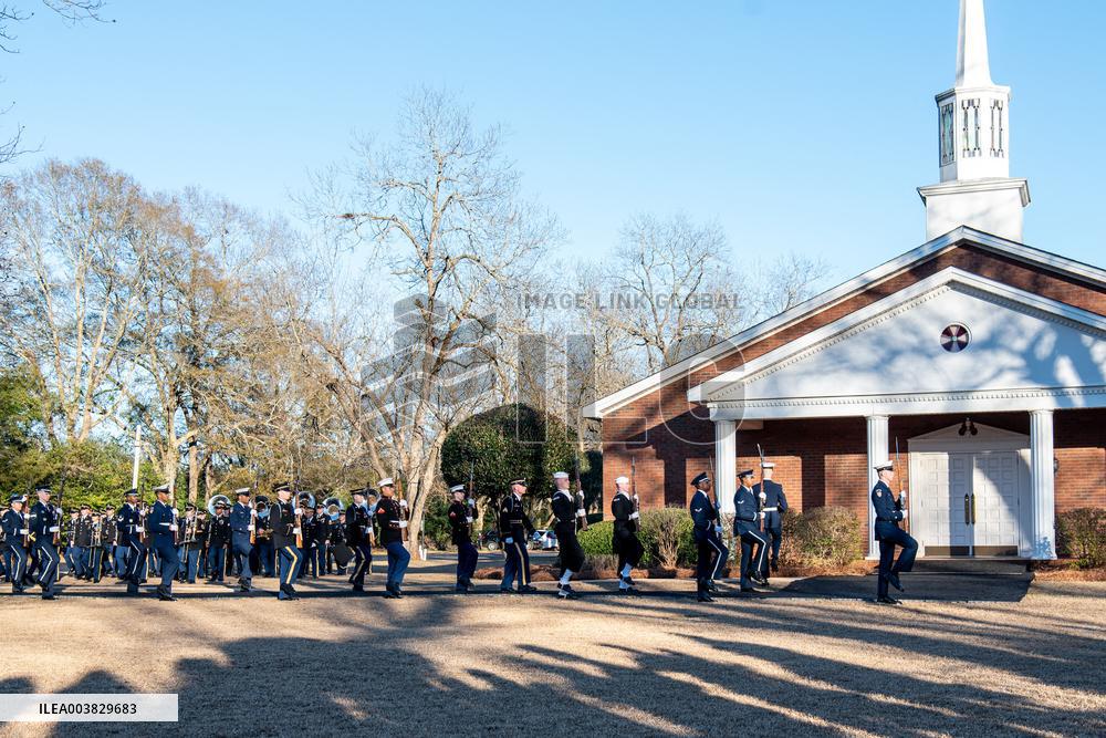 State Funeral Honoring US President Jimmy Carter In His Hometown - Georgia