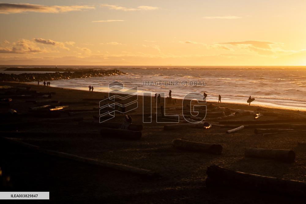 Surfing Illustrations - Vancouver