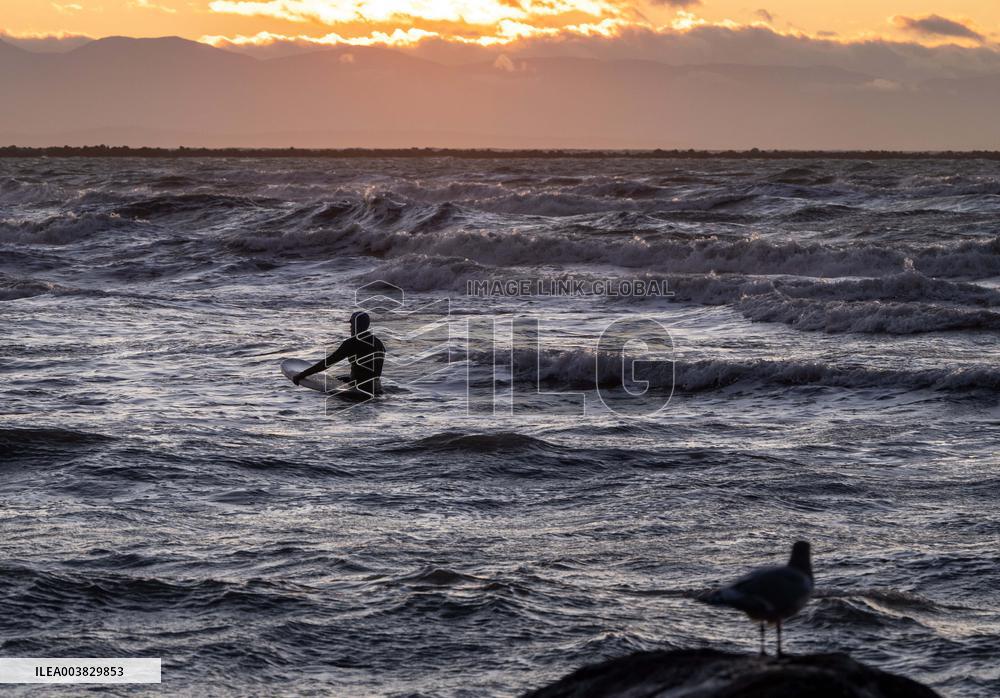 Surfing Illustrations - Vancouver