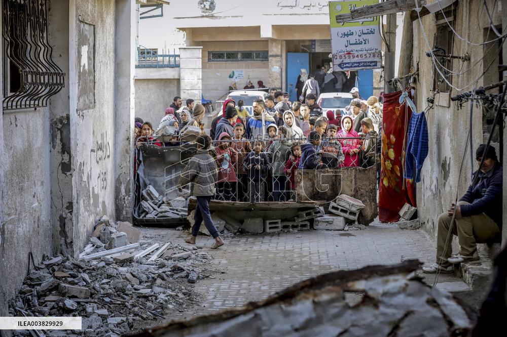 Israeli Attacks On Gaza Continue - Deir Al-Balah