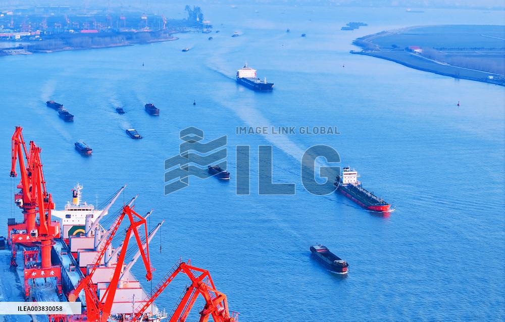 Yangtze River Cargo Ships