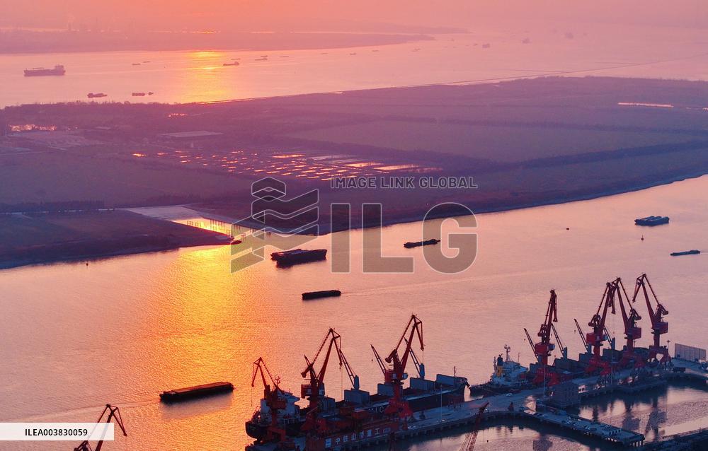 Yangtze River Cargo Ships