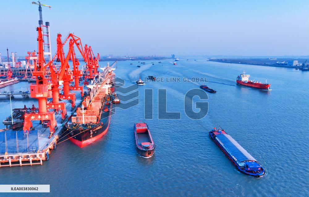 Yangtze River Cargo Ships