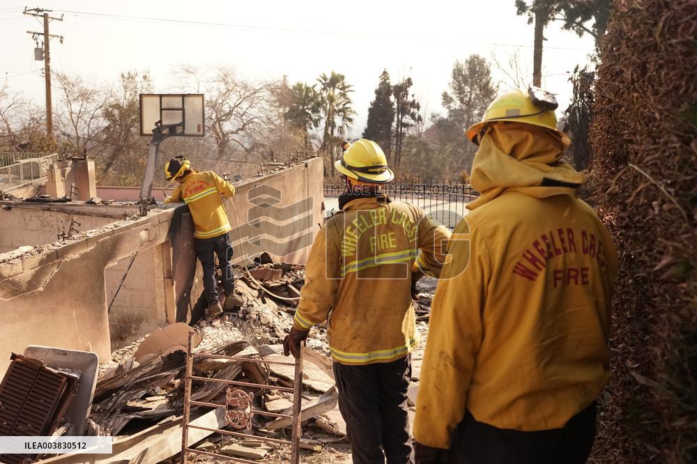 Los Angeles County Wildfires - USA