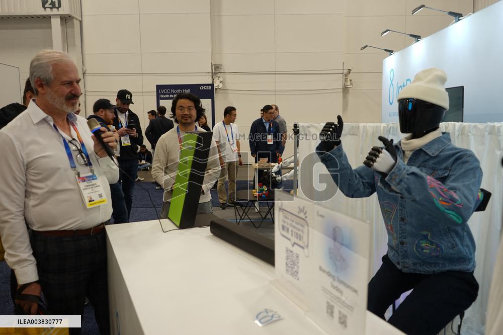 Robots At Consumer Electronics Show - Las Vegas