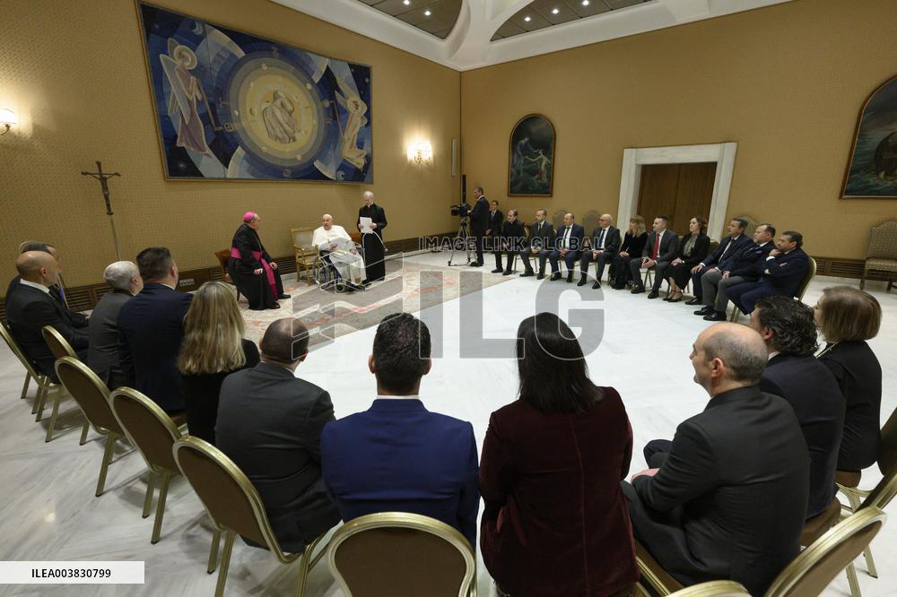 Pope Francis Private Audience - Vatican
