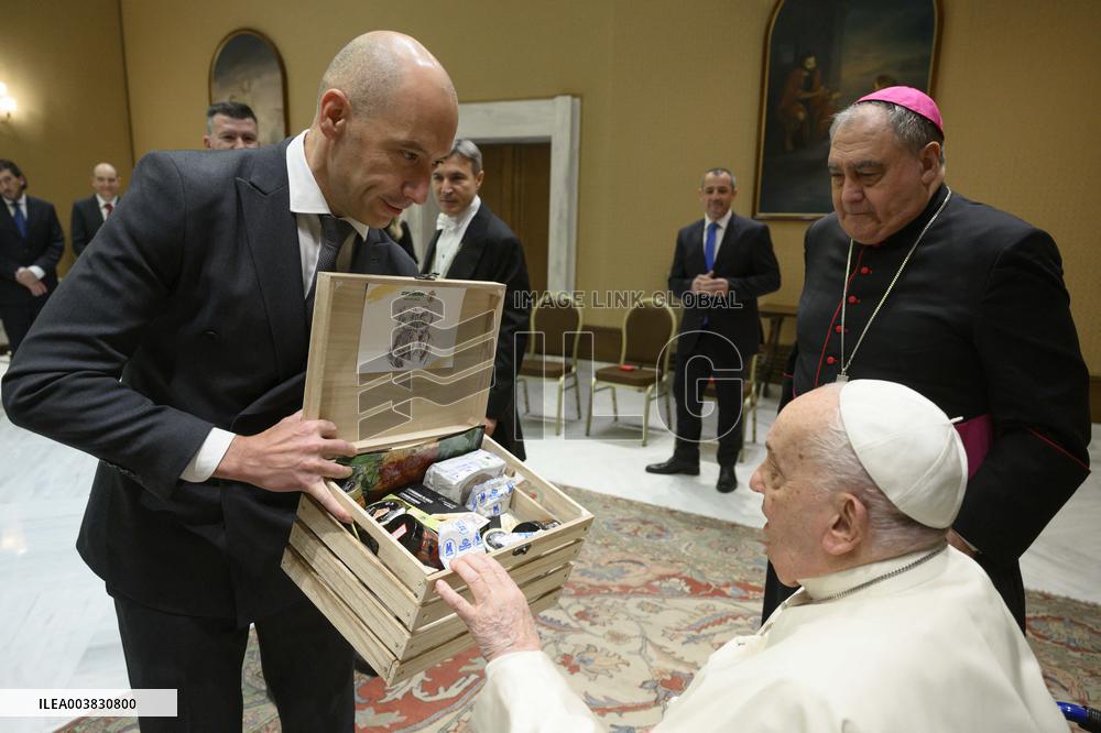 Pope Francis Private Audience - Vatican