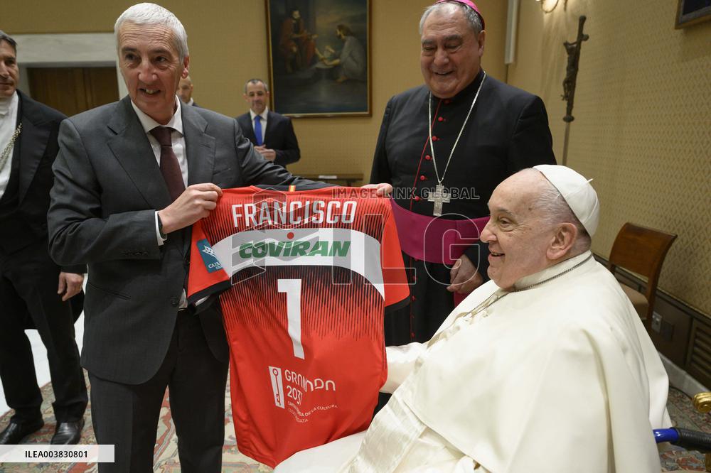 Pope Francis Private Audience - Vatican