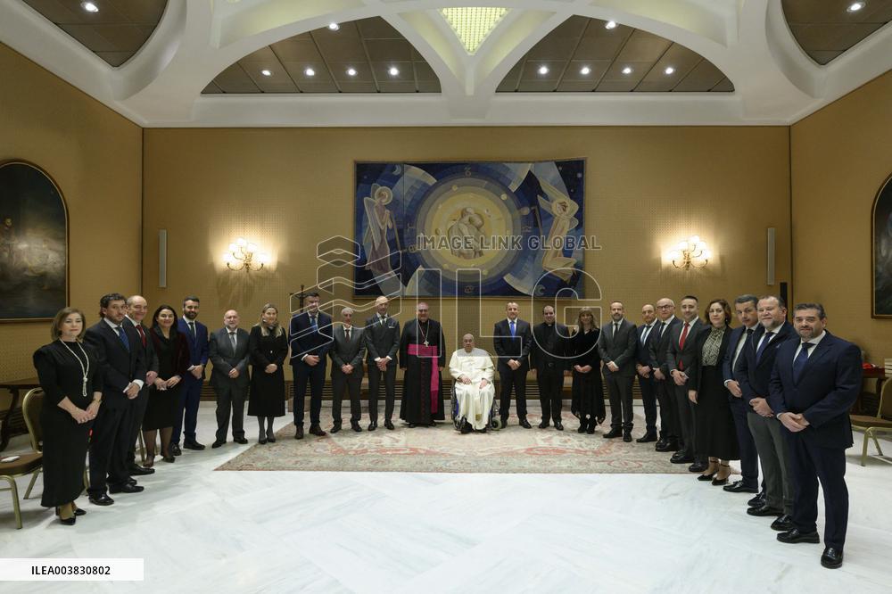 Pope Francis Private Audience - Vatican