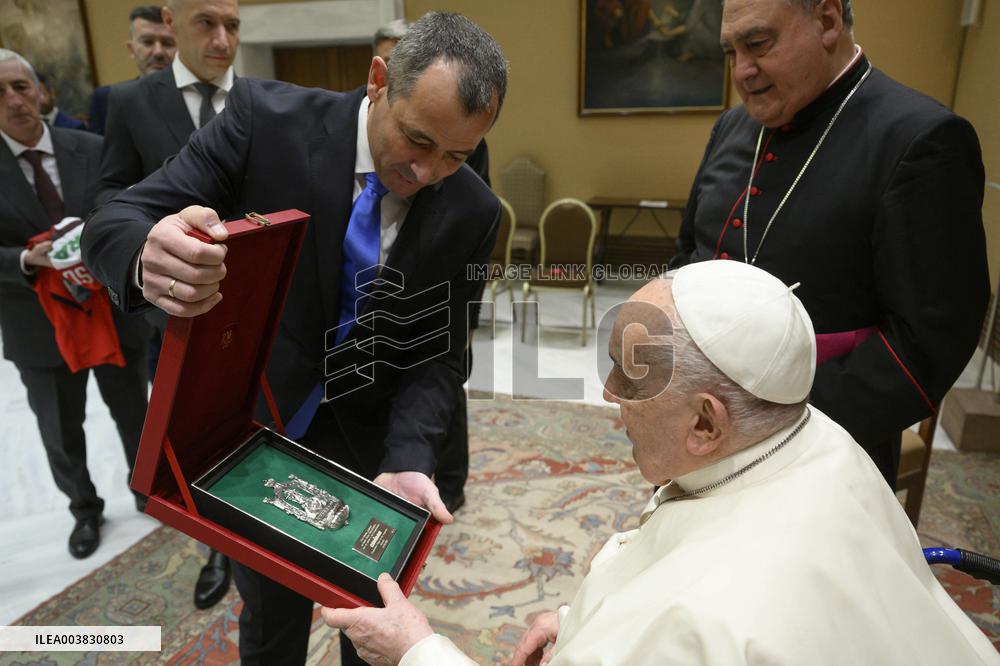 Pope Francis Private Audience - Vatican