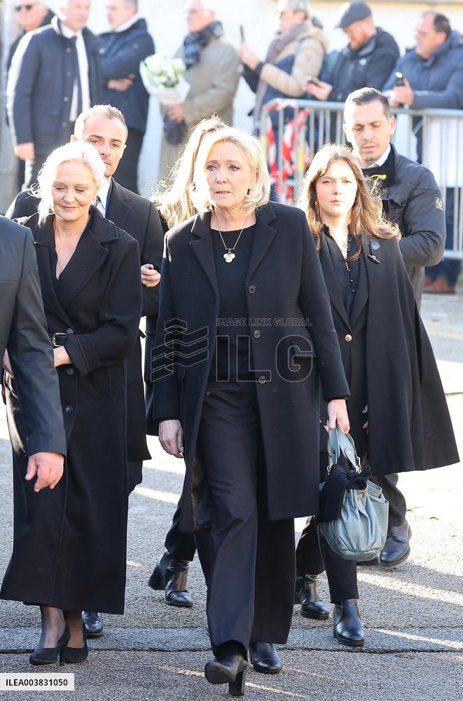 Funeral Of Jean-Marie Le Pen - France