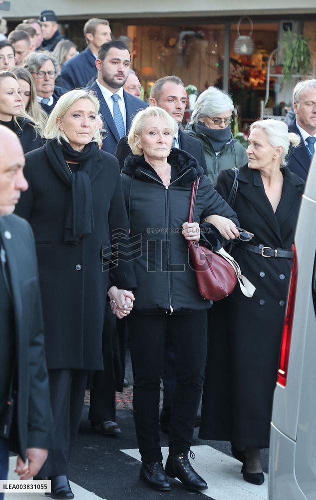 Funeral Of Jean-Marie Le Pen - France