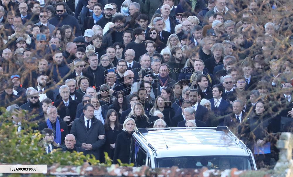 Funeral Of Jean-Marie Le Pen - France