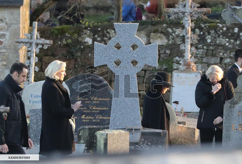 Funeral Of Jean-Marie Le Pen - France
