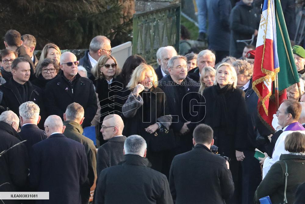 Funeral Of Jean-Marie Le Pen - France
