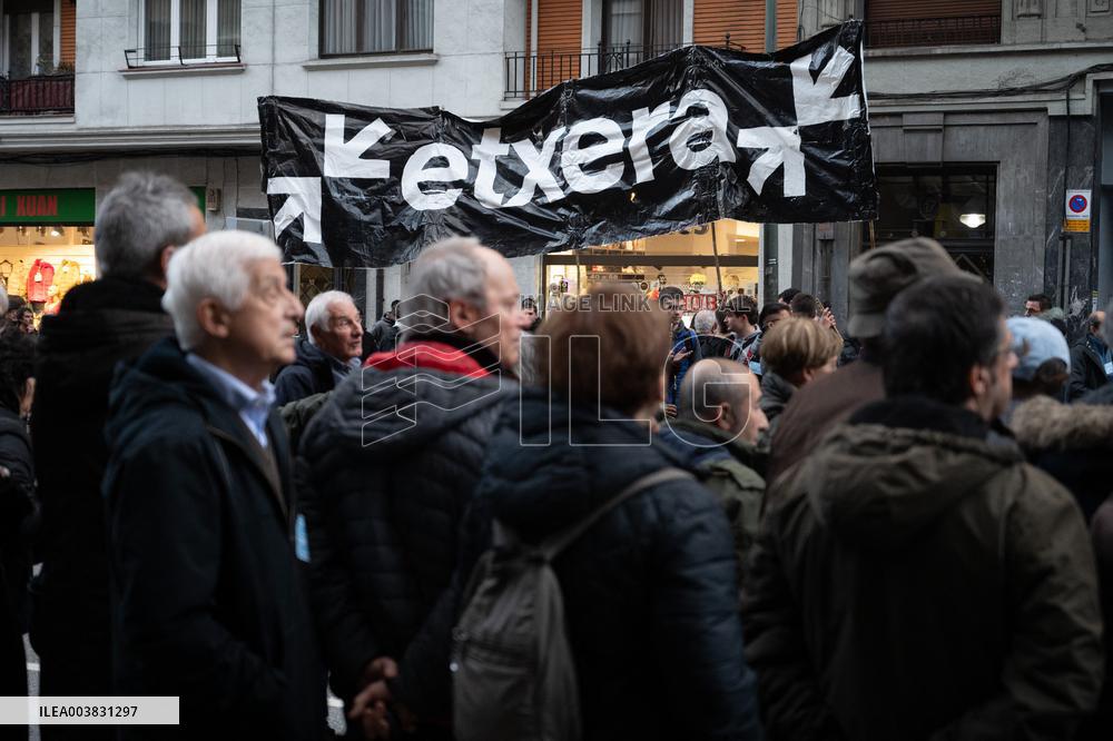 SARE Demonstration To Demand The Rights Of ETA Prisoners - Spain