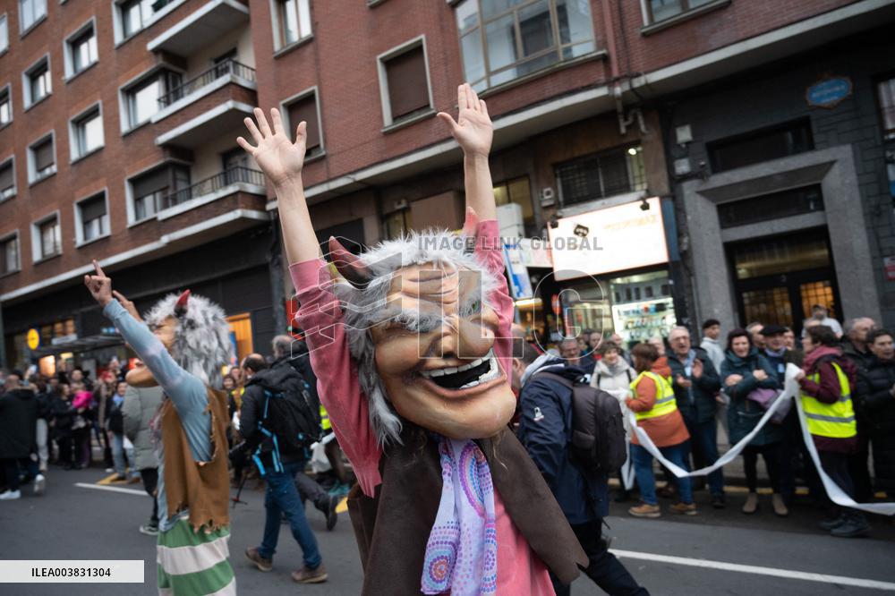SARE Demonstration To Demand The Rights Of ETA Prisoners - Spain