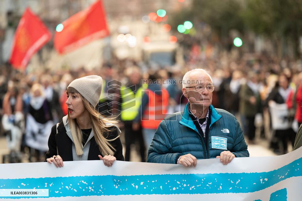 SARE Demonstration To Demand The Rights Of ETA Prisoners - Spain